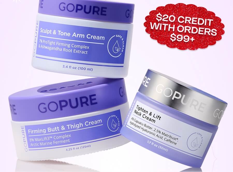 Get a $20 credit with orders $99+