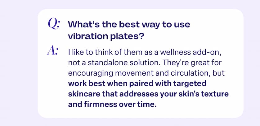 Q: What's the best way to use vibration plates? 