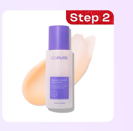 Belly Cream Lock in hydration after your shower for the best results.