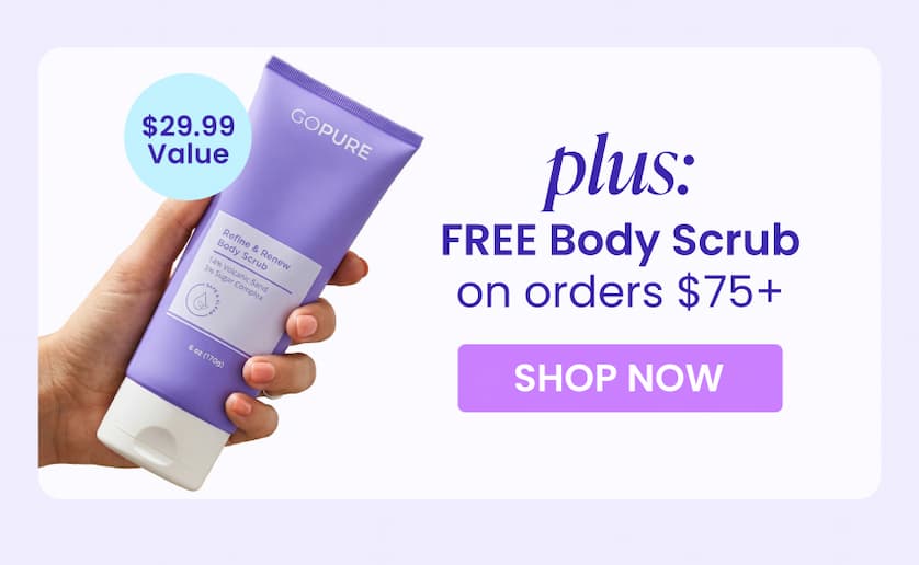 Free Body Scrub with orders $75+