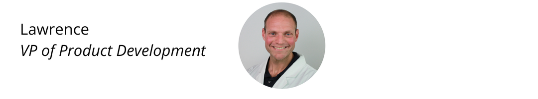 Lawrence, VP of Product Development at GOPURE