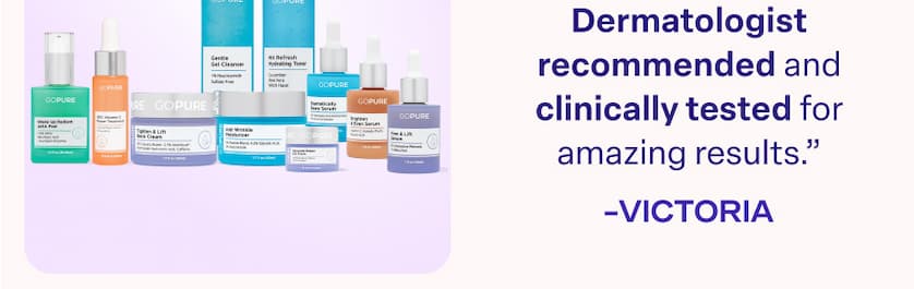 "This is the ultimate skincare set. Dermatologist recommended and clinically tested for amazing results." -VICTORIA