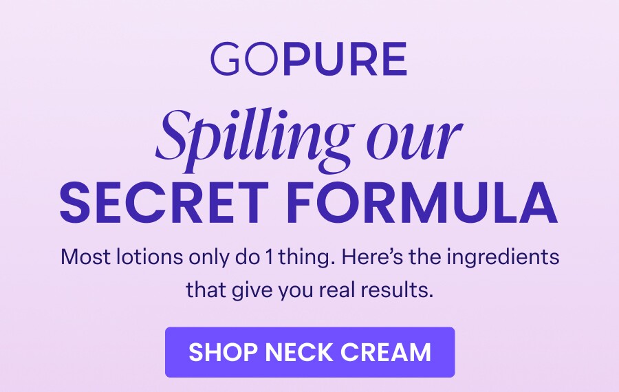 Spilling our SECRET FORMULA - Shop Neck Cream