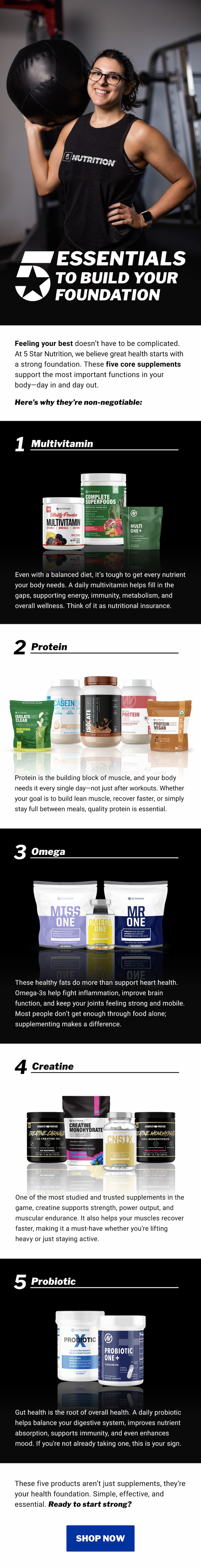 5 Essentials to Build Your Foundation