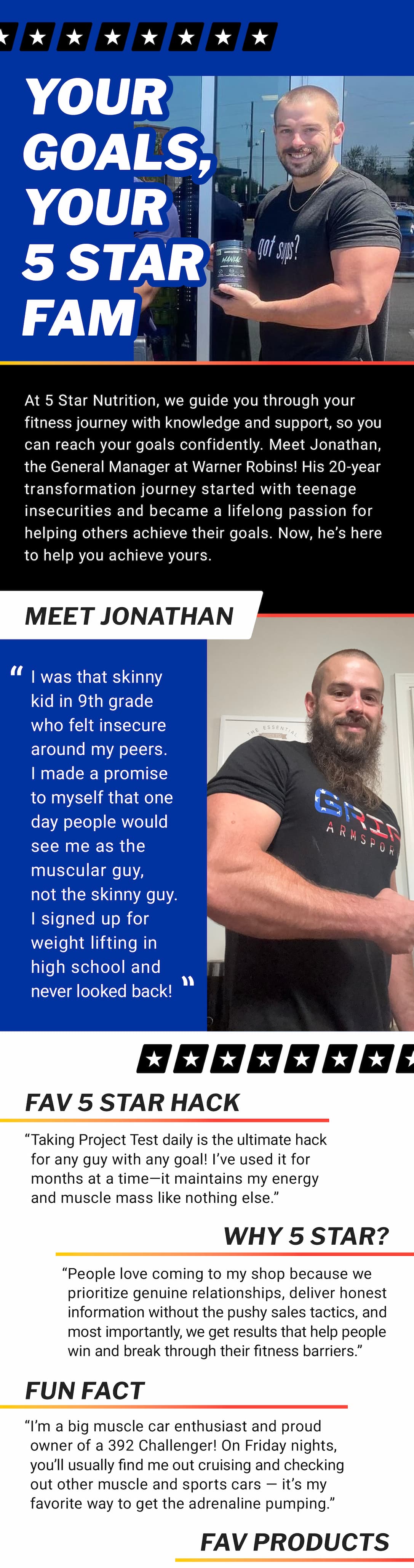 Your Goals, Your 5 Star Fam