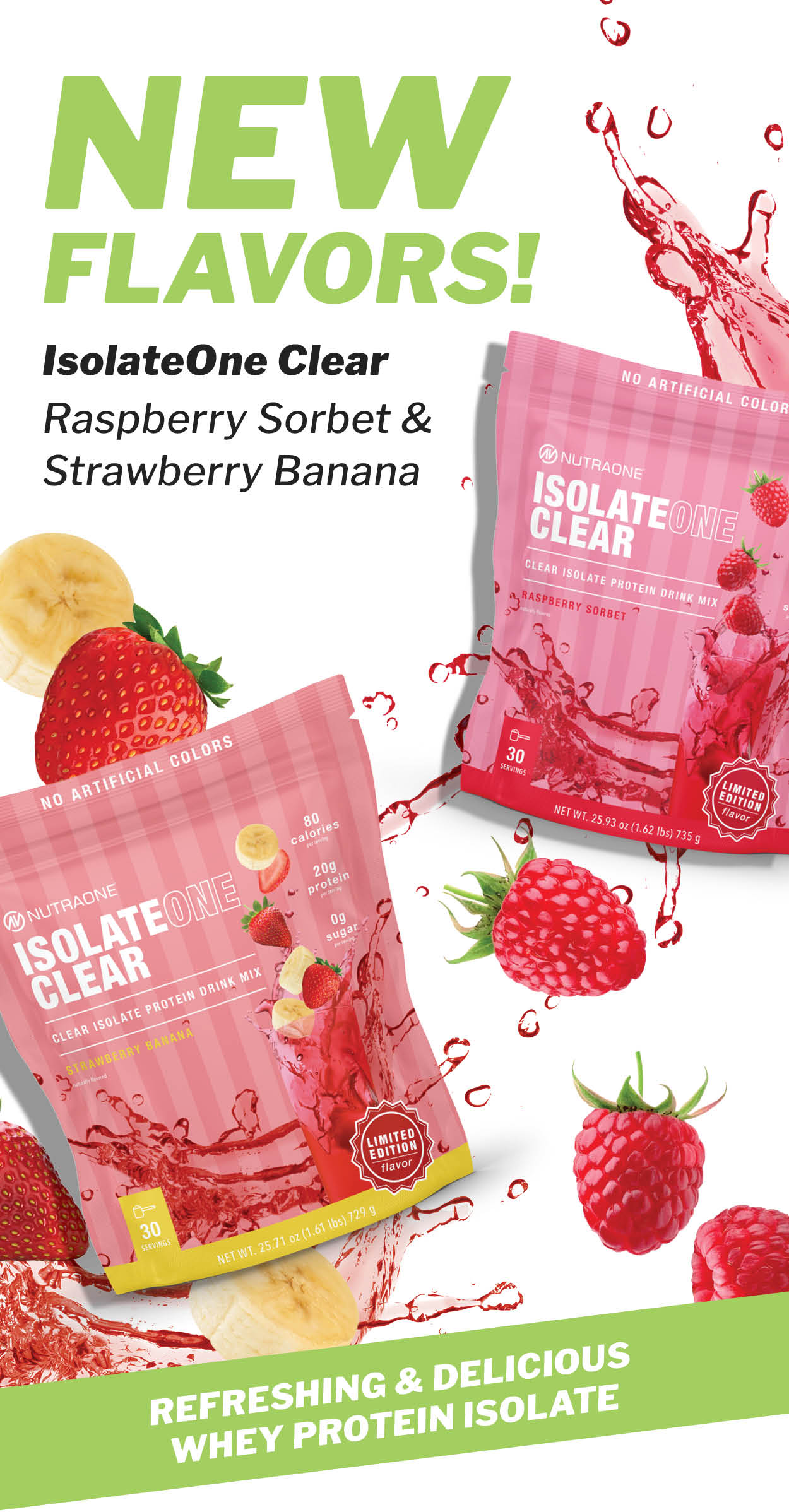 Now available, HydrateOne Prickly Pear. Shop Now