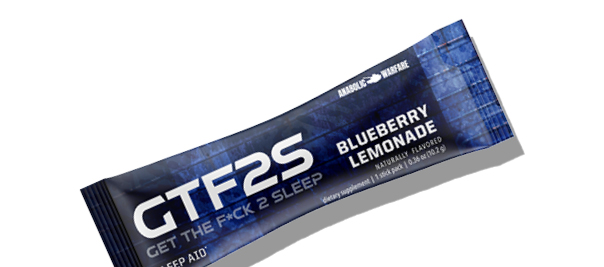 image of single serve pack of GTF2S sleep powder.