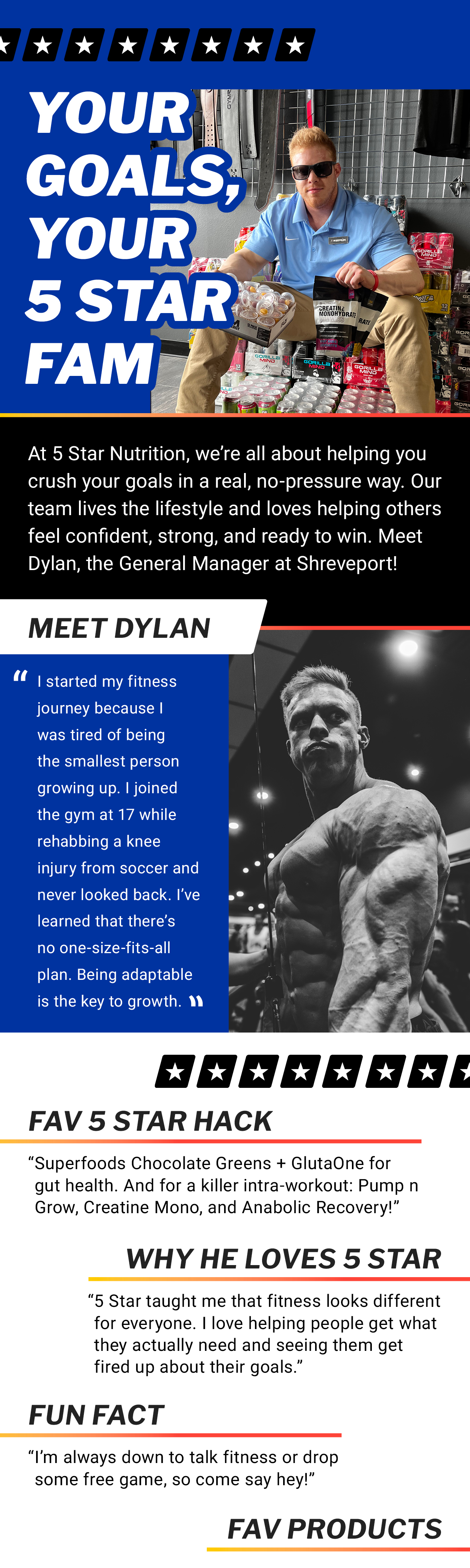 Your Goals, Your 5 Star Fam