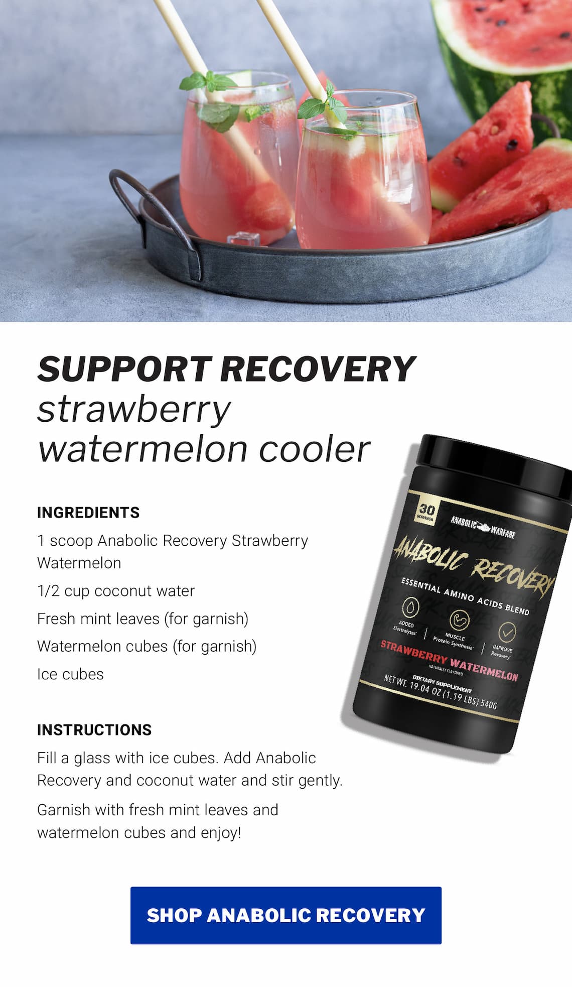 Strawberry Watermelon Cooler