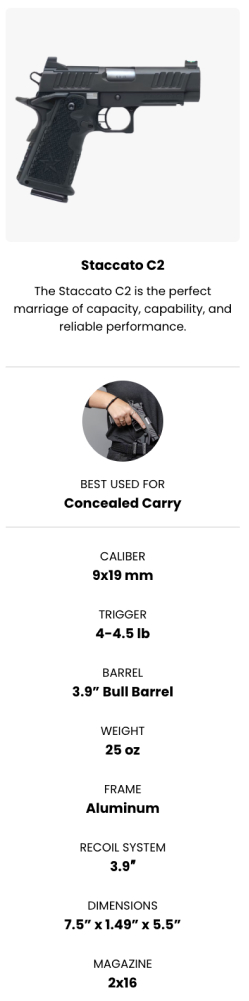 Picture of Staccato C2 Specifications