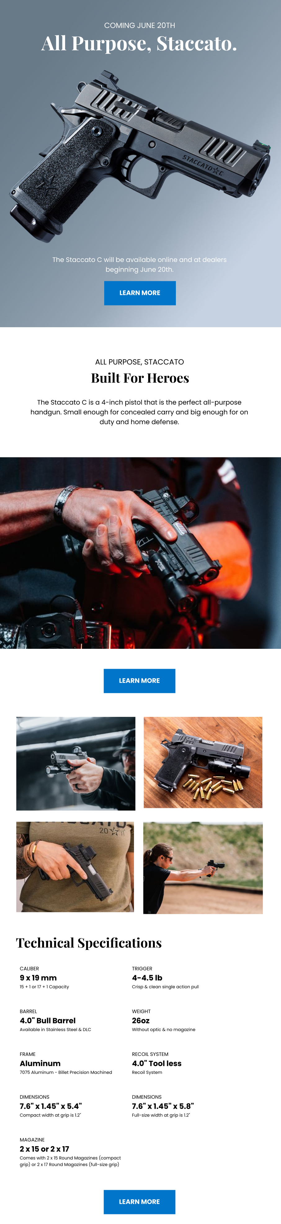 All New Staccato C - Available 6/20 - Learn More