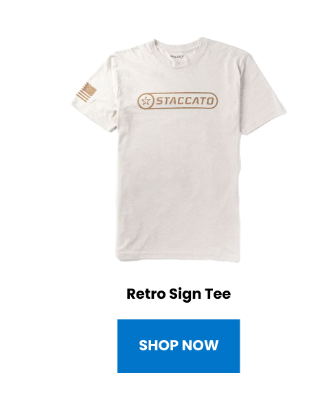 Staccato Retro Sign Tee