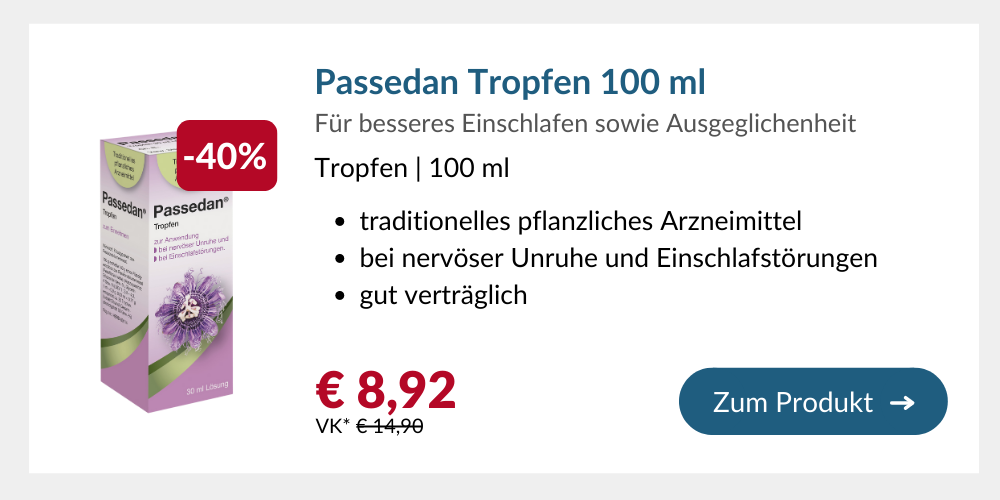 Passedan Tropfen | Bewährte Unterstützung mit der Passionsblume