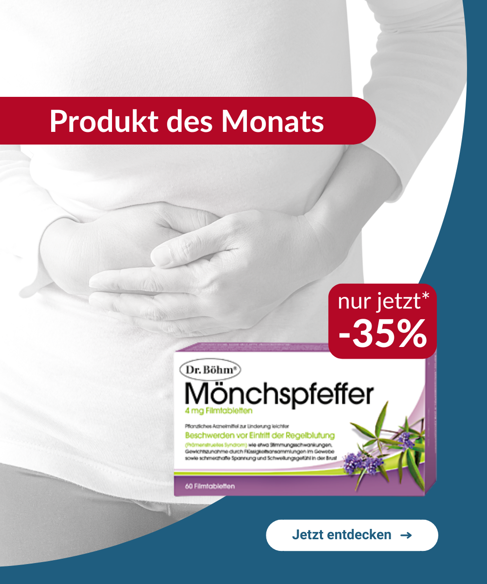 Produkt des Monats | Dr. Böhm Mönchspfeffer 4mg | jetzt -35%