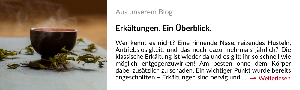 Aus unserem Blog | Erkältungen. Ein Überblick.