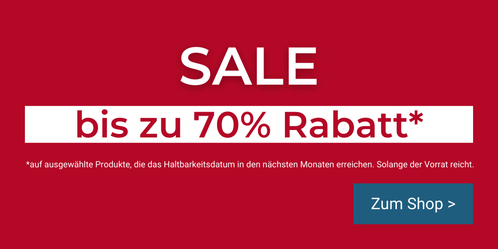 SALE - bis zu 70% Rabatt