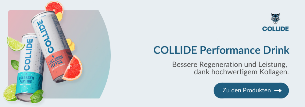 COLLIDE Performance Drink | Bessere Regeneration und Leistung, dank hochwertigem Kollagen.