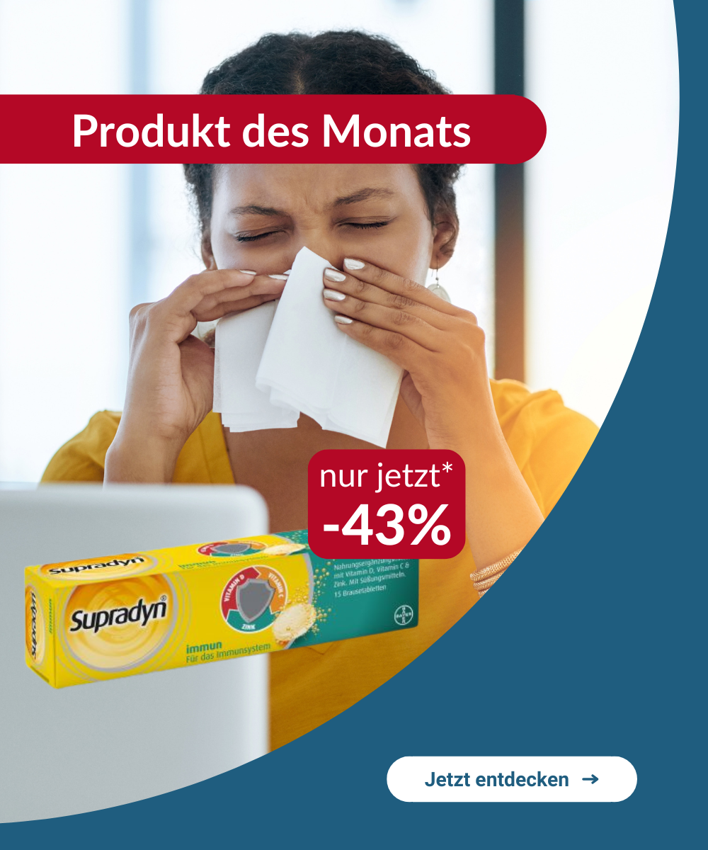 Produkt des Monats | Supradyn Immun Brausetabletten | jetzt -43%