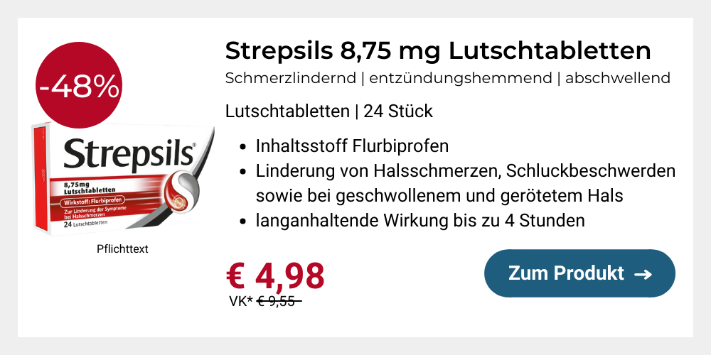 Strepsils Lutschtabletten - schmerzlindern | enzündungshemmend | abschwellend