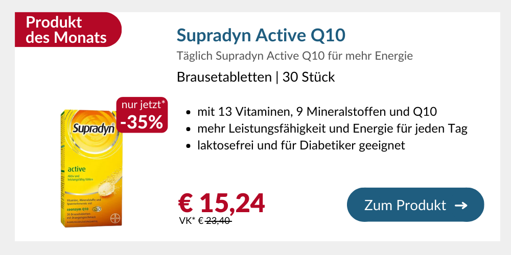 Produkt des Monats | Supradyn Active Q10 | jetzt -35%