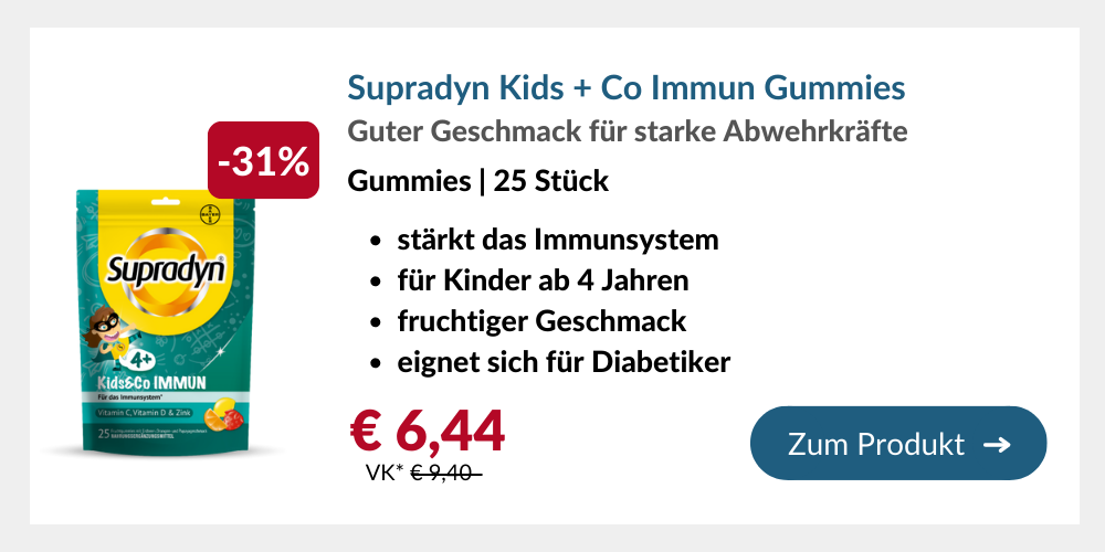 Supradyn Kids + Co Immun Gummies