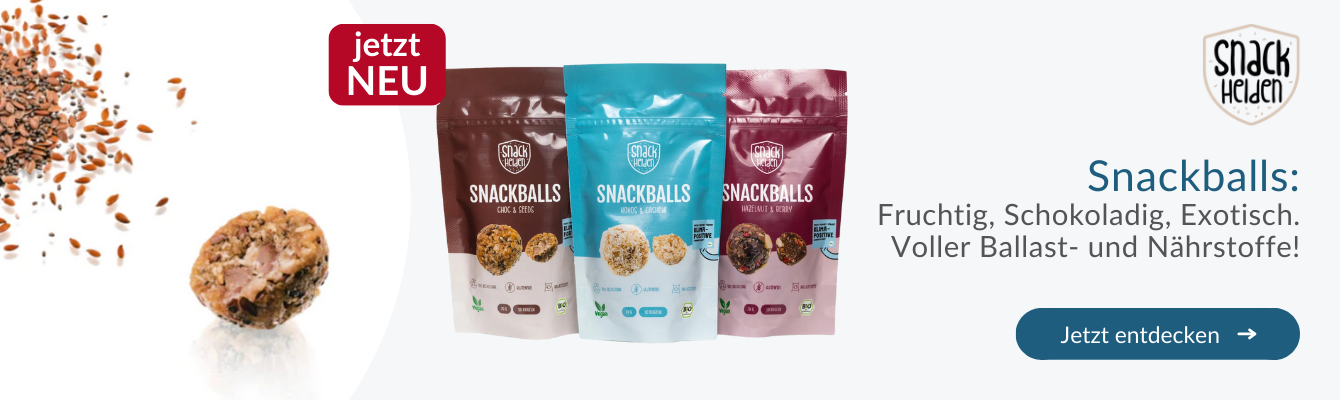Snackballs - Voller Ballast- und Nährstoffe!