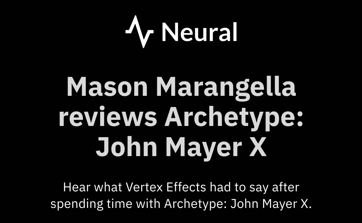 Mason Marangella reviews Archetype: John Mayer X