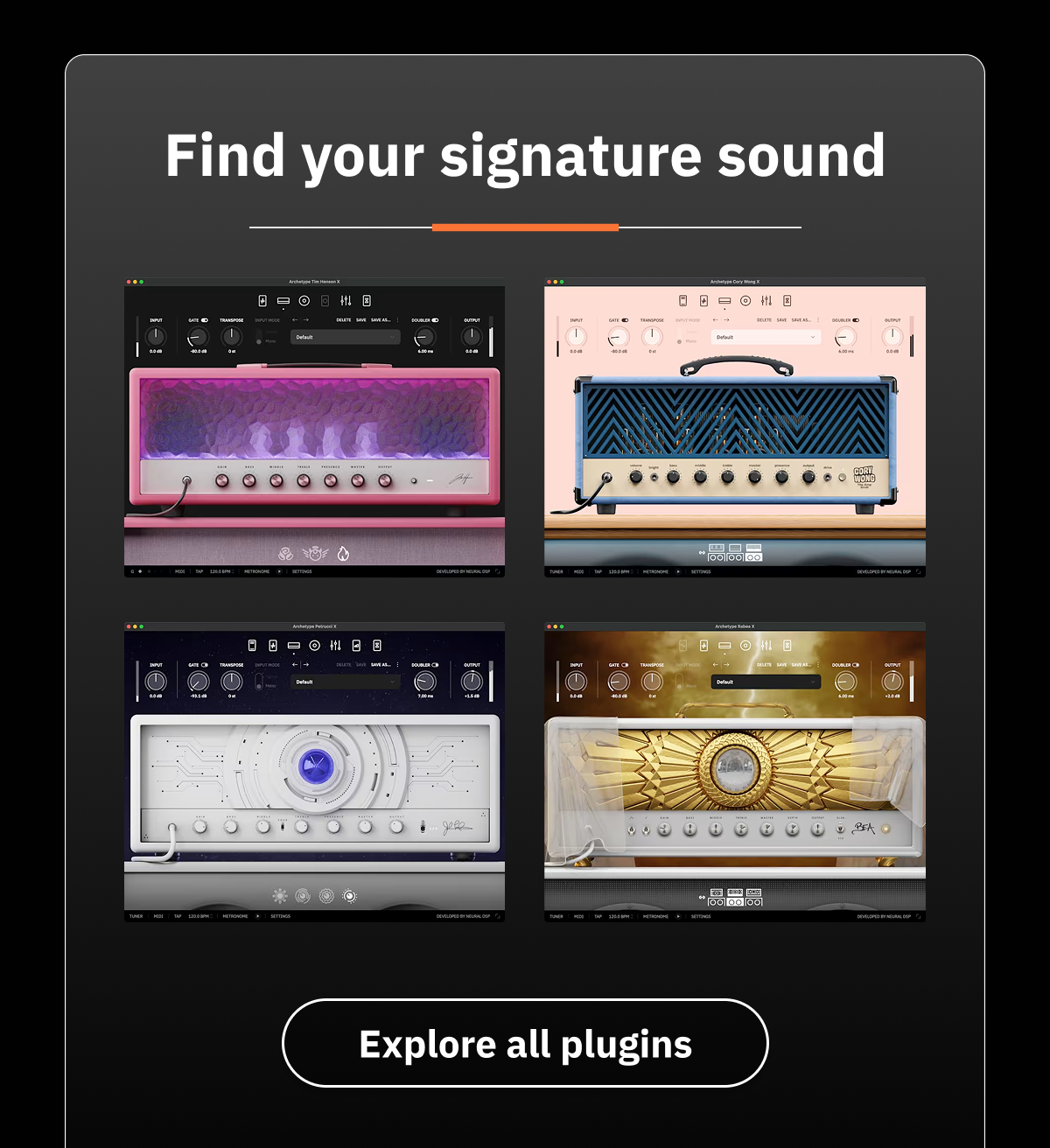 Find your signature sound