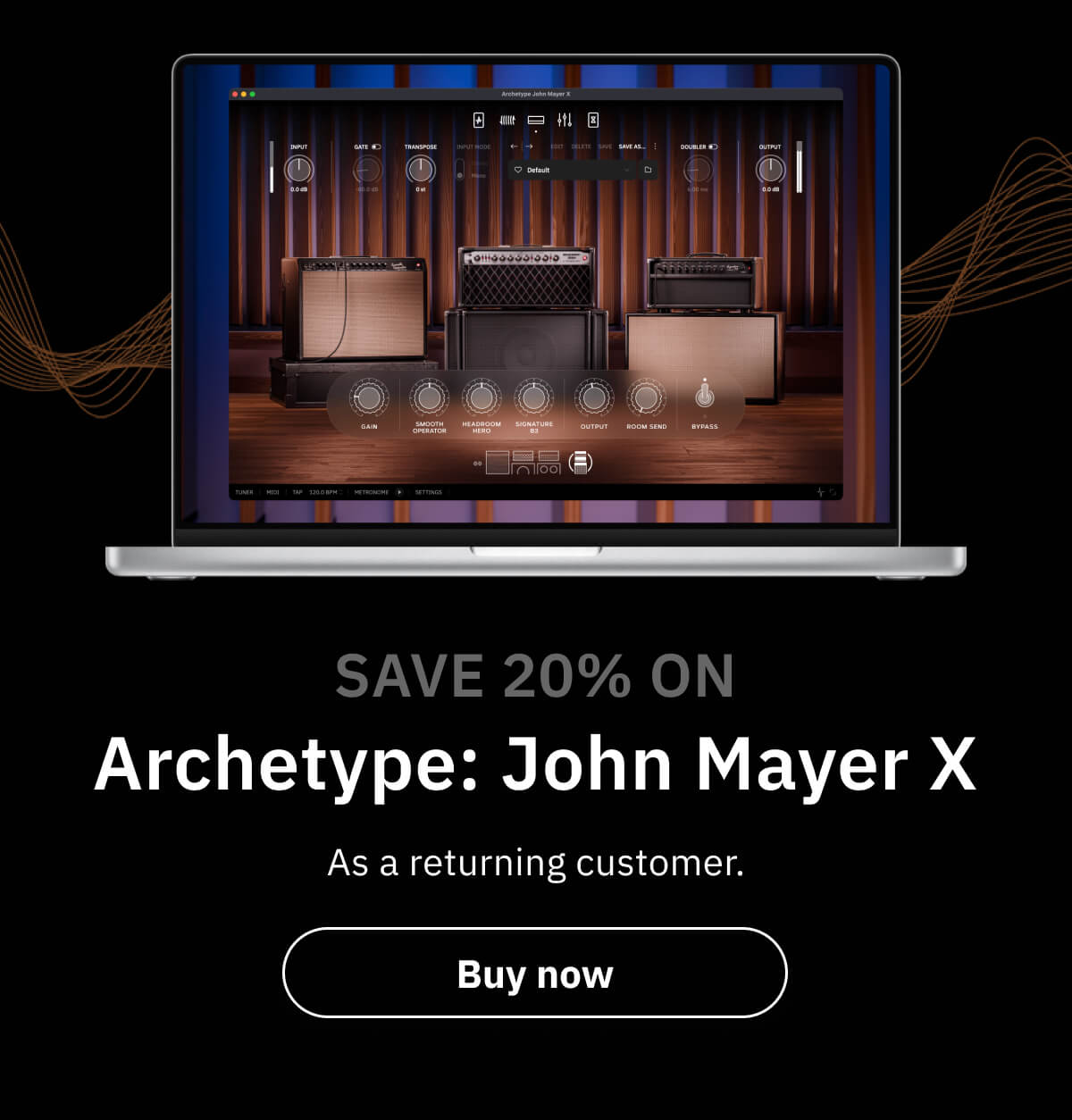 Save 20% on Archetype: John Mayer X As a returning customer.