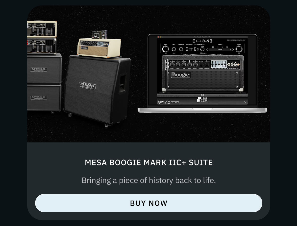 Mesa Boogie Mark IIC+ Suite Bringing a piece of history back to life.