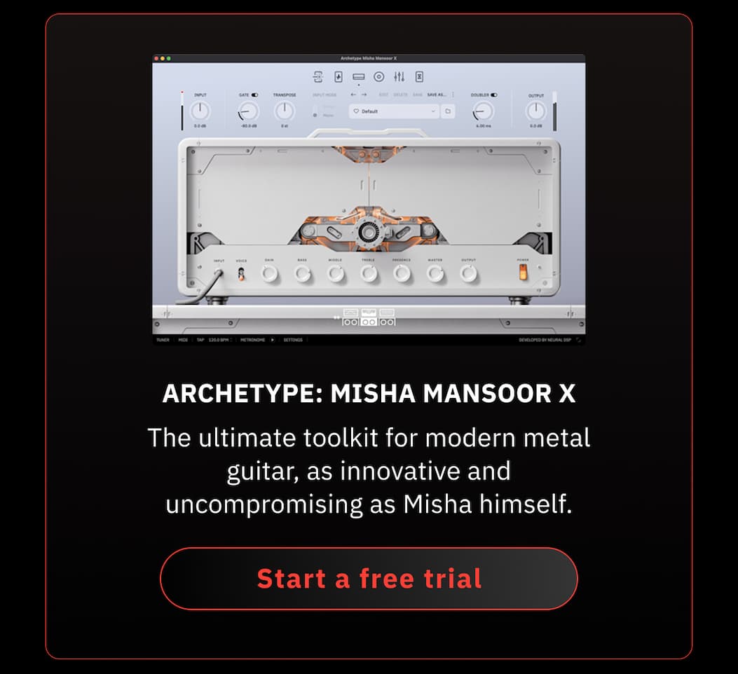 Archetype: Misha Mansoor X The ultimate toolkit for modern metal guitar, as innovative and uncompromising as Misha himself.