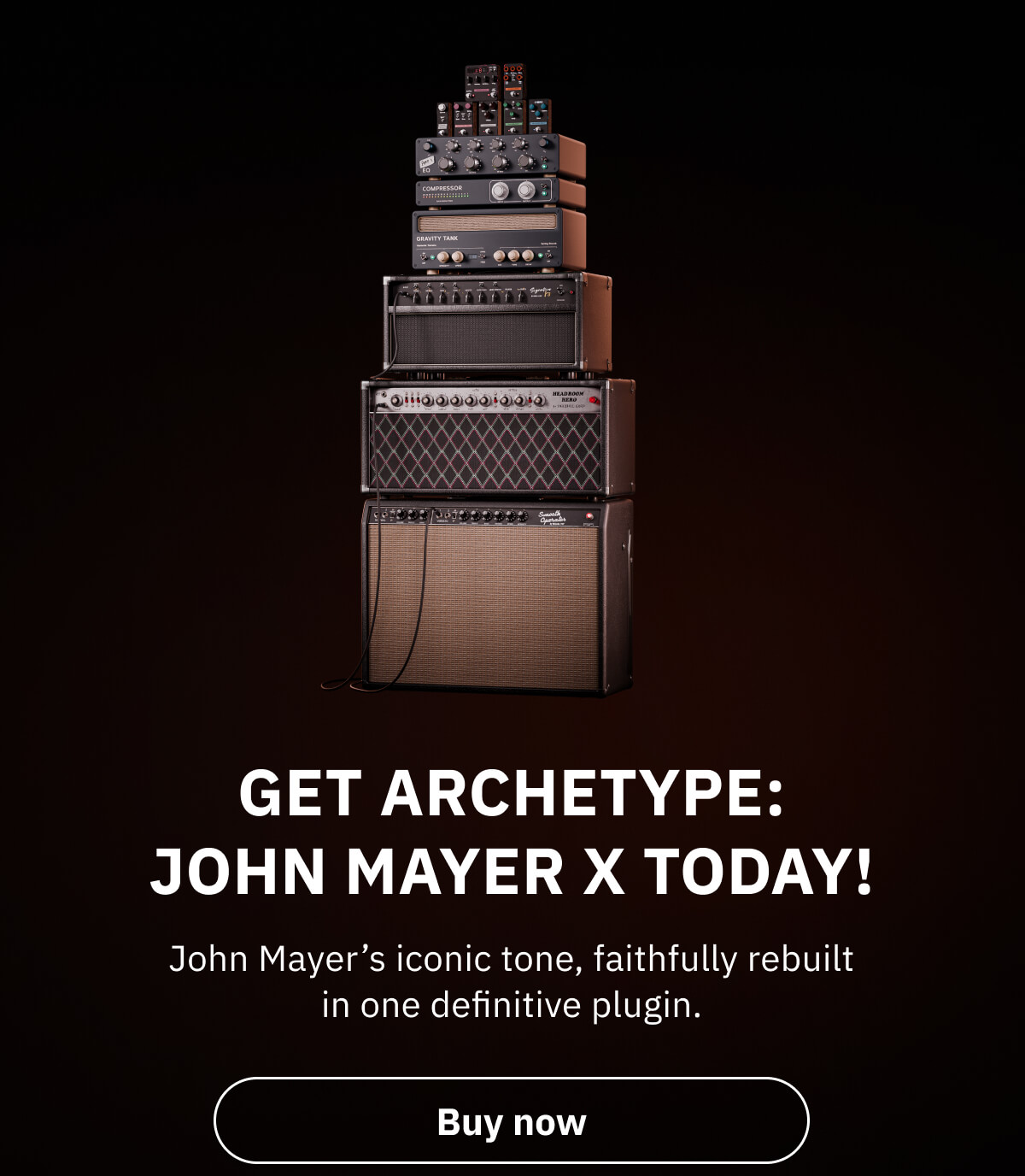 Get Archetype: John Mayer X today! John Mayer’s iconic tone, faithfully rebuilt in one definitive plugin.
