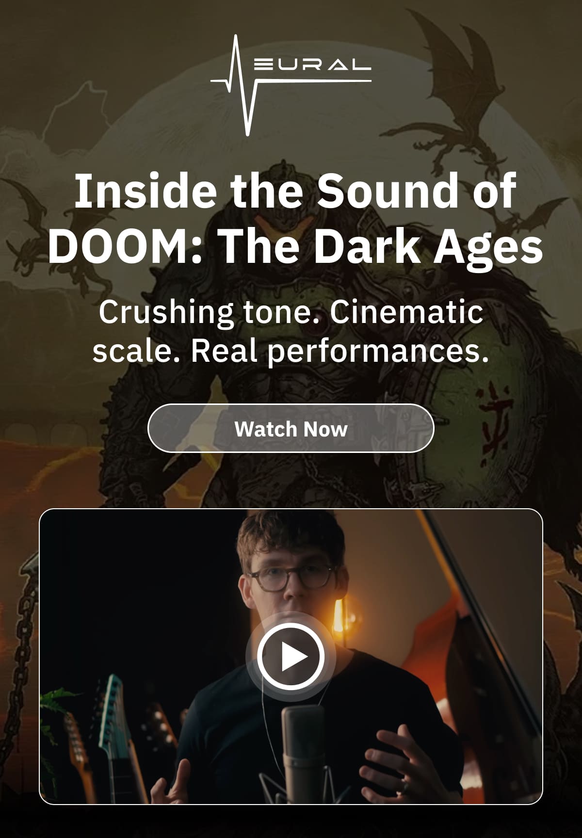 Inside the Sound of DOOM: The Dark Ages  Crushing tone. Cinematic scale. Real performances.