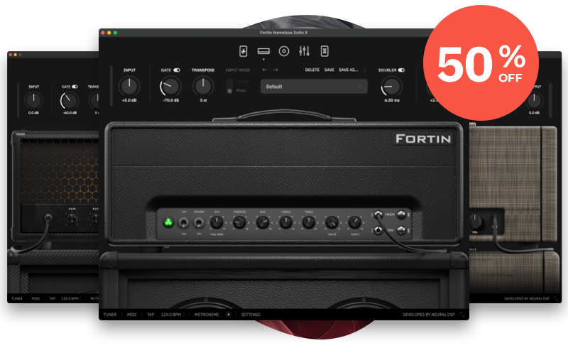 Save 50% on all plugins