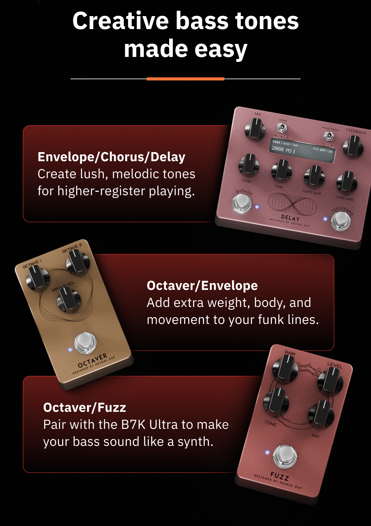 Creative bass tones made easy
