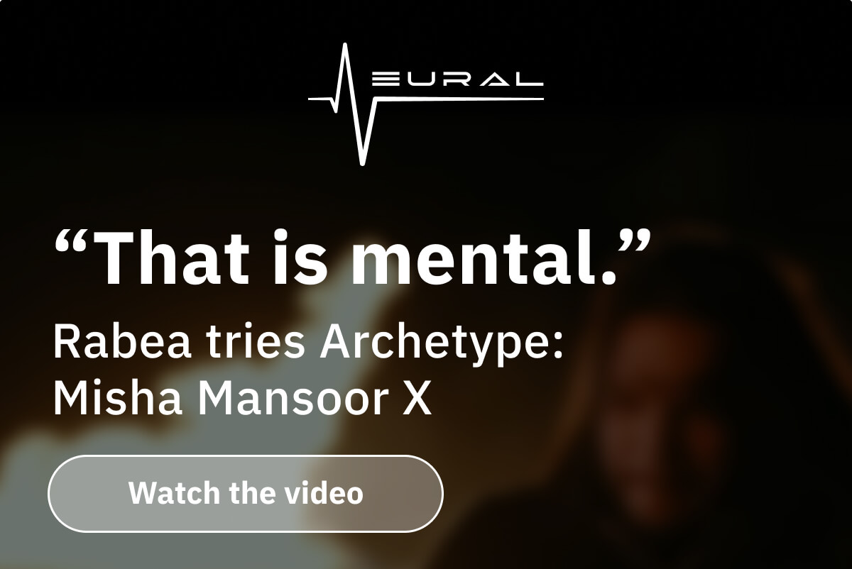 “That is mental.” Rabea tries Archetype: Misha Mansoor X