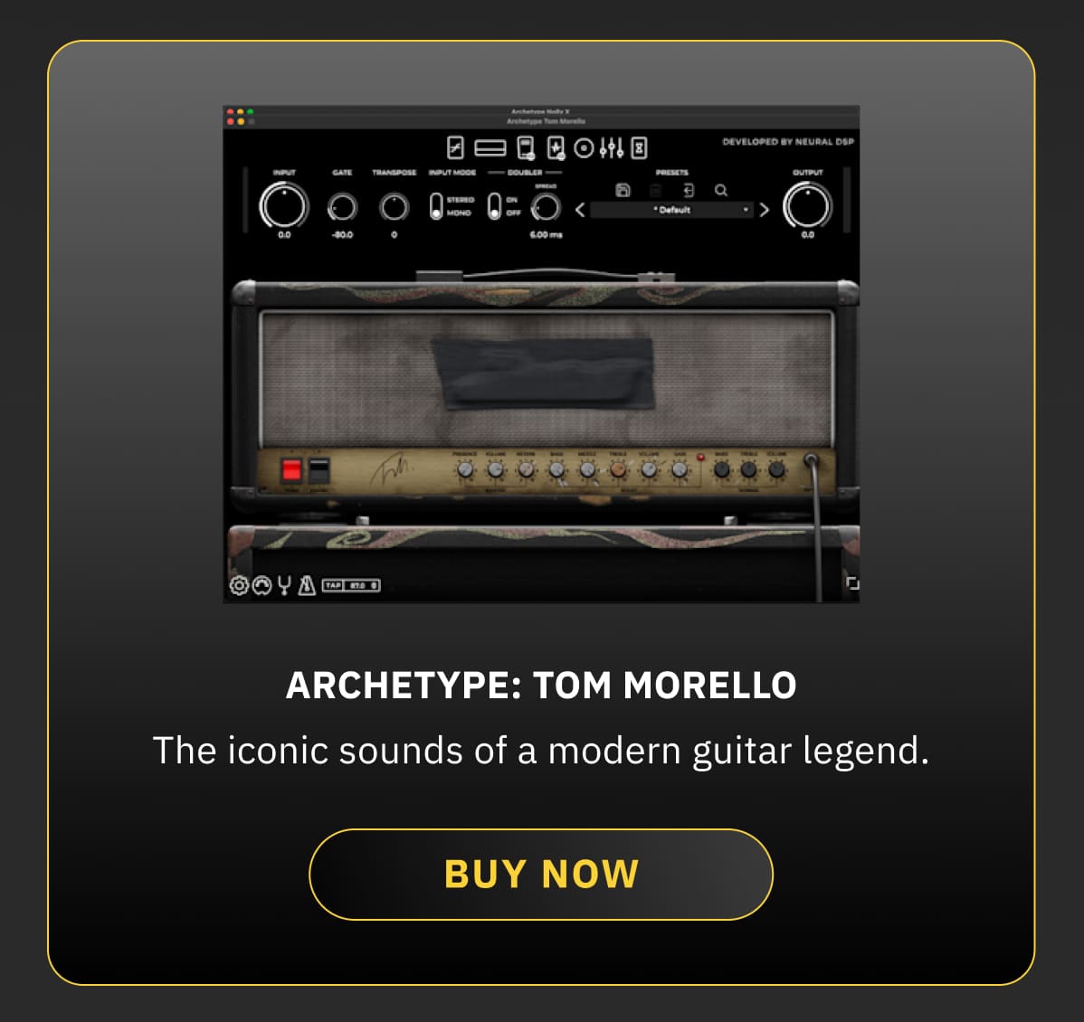 Archetype: Tom Morello: The iconic sounds of a modern guitar legend.  BUY NOW