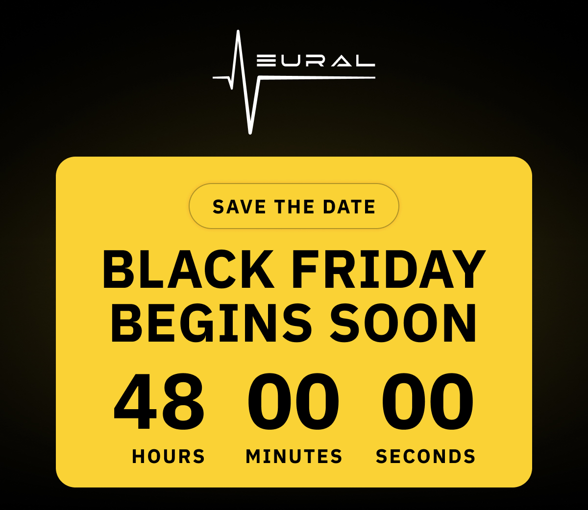 Save the Date  Black Friday is Loading