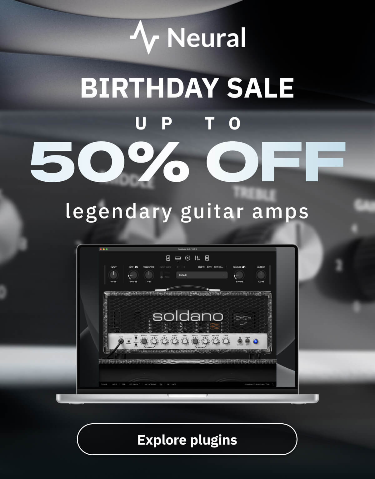 BIRTHDAY SALE Up to 50% off Legendary guitar amps