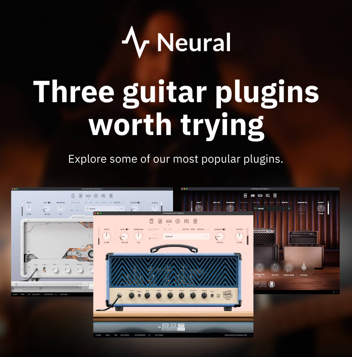 Three guitar plugins worth trying Explore some of our most popular plugins.