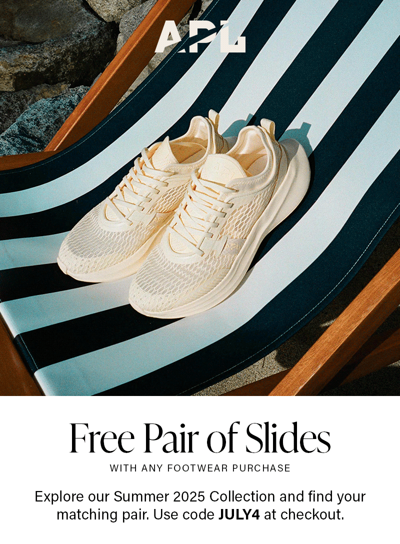 Free Pair of Slides With Any Footwear Purchase