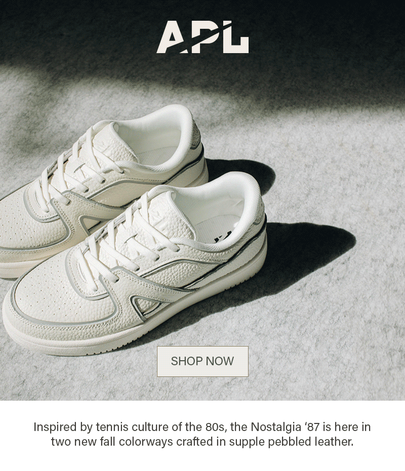 Inspired by tennis culture of the 80s, the Nostalgia '87 is here in two new fall colorways crafted in supple pebbled leather.