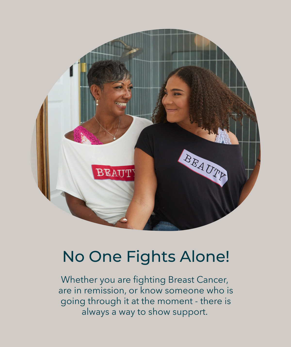 No One Fights Alone!