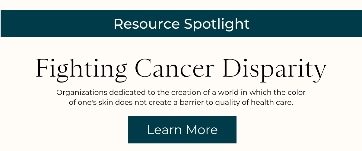 Fighting Cancer Disparity