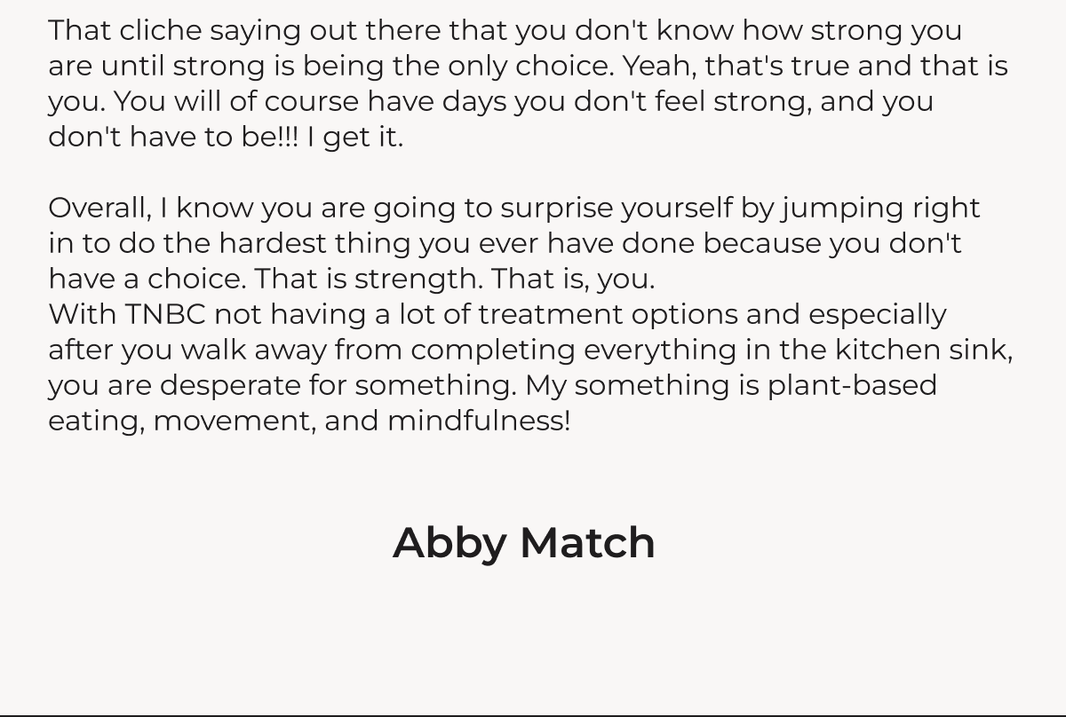 Abby's story