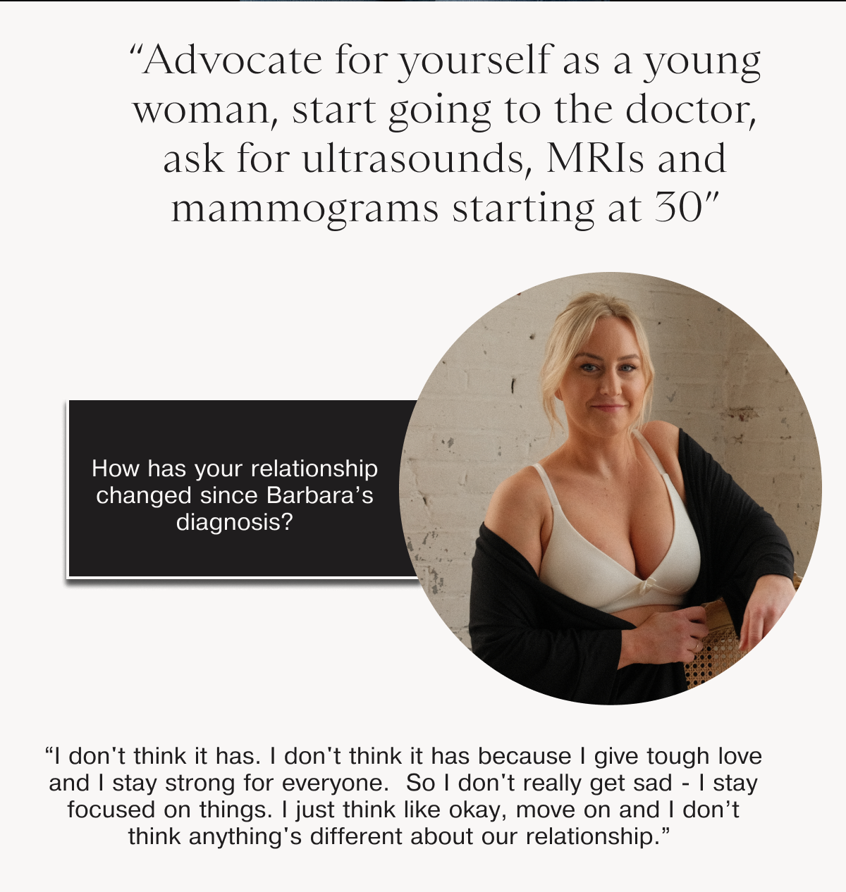 Advocate for yourself as a young woman
