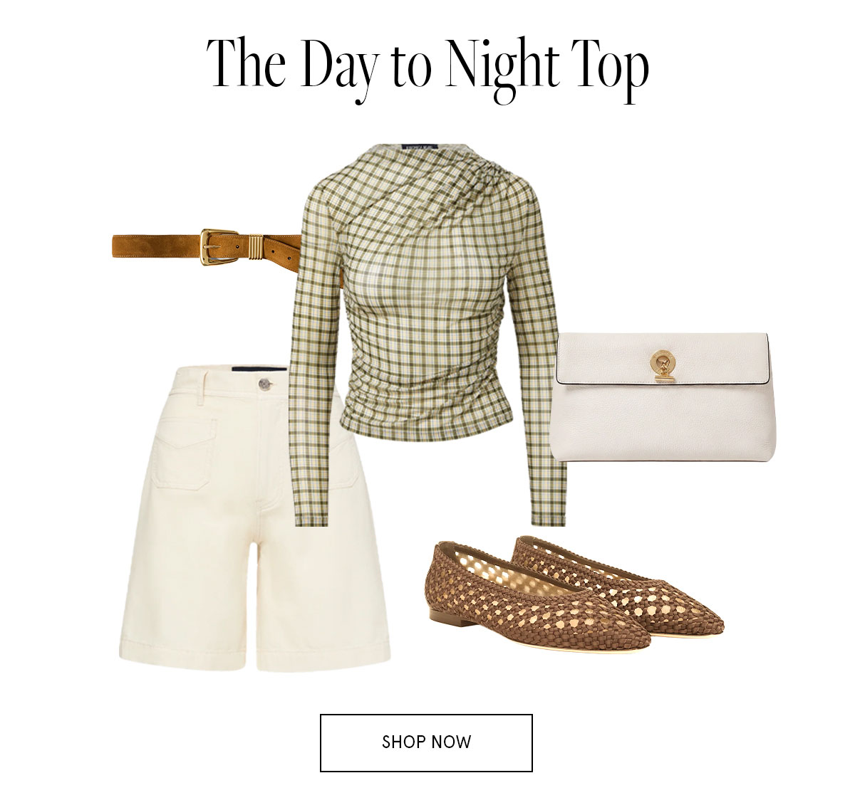 Nuvina Plaid Top