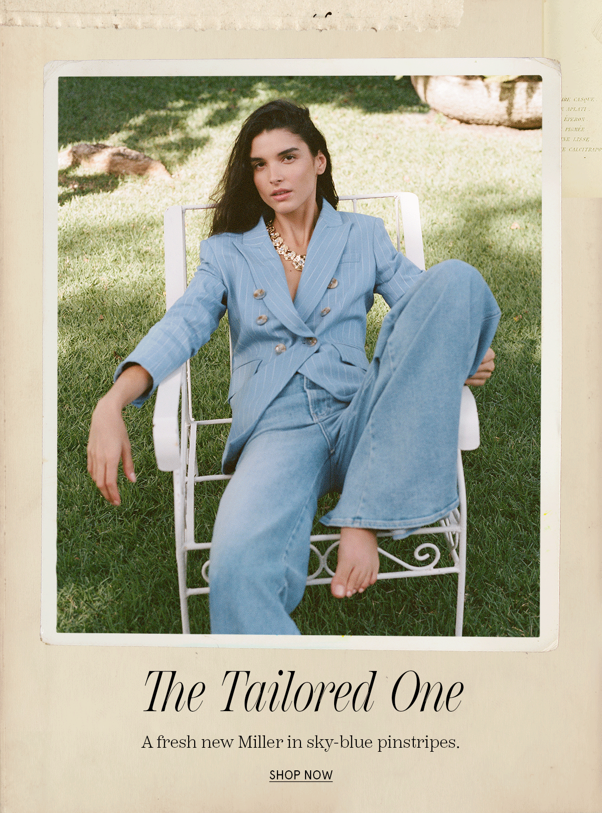 Miller Pinstripe Dickey Jacket