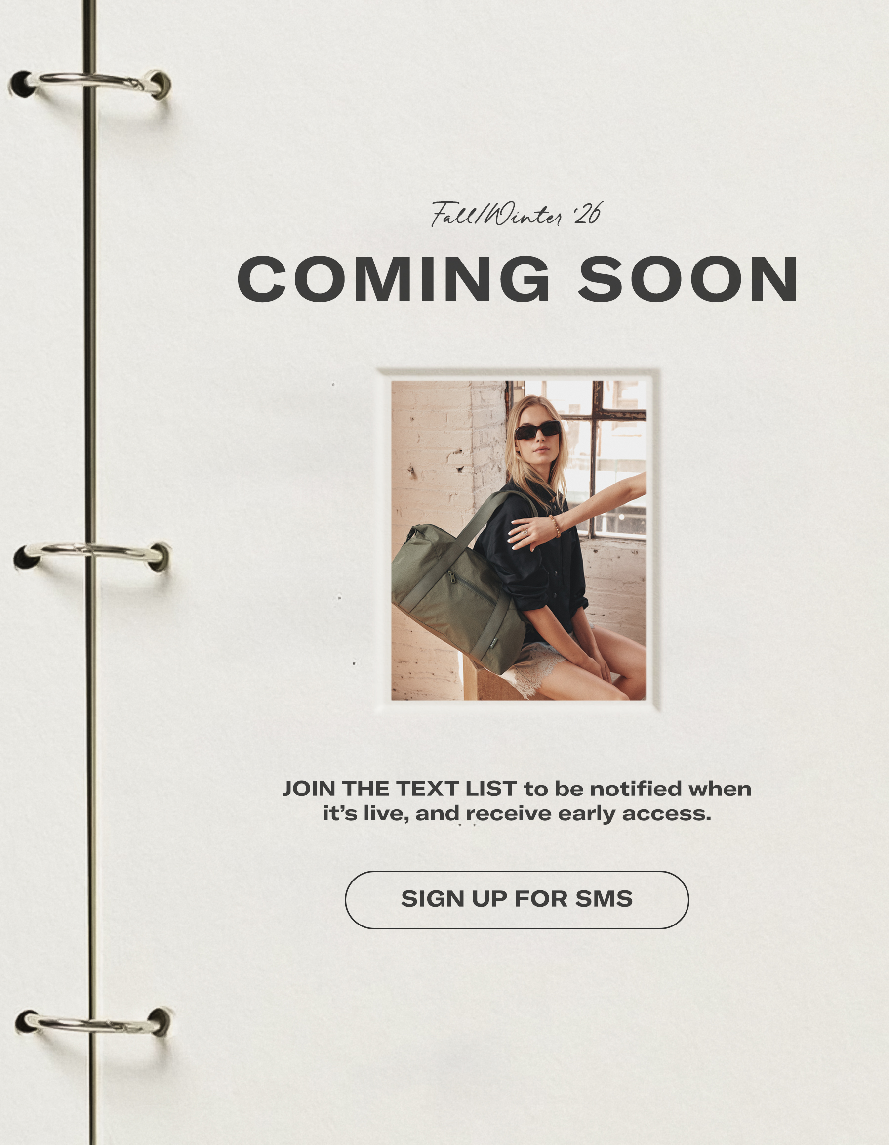 COMING SOON: Sign Up For Early Access