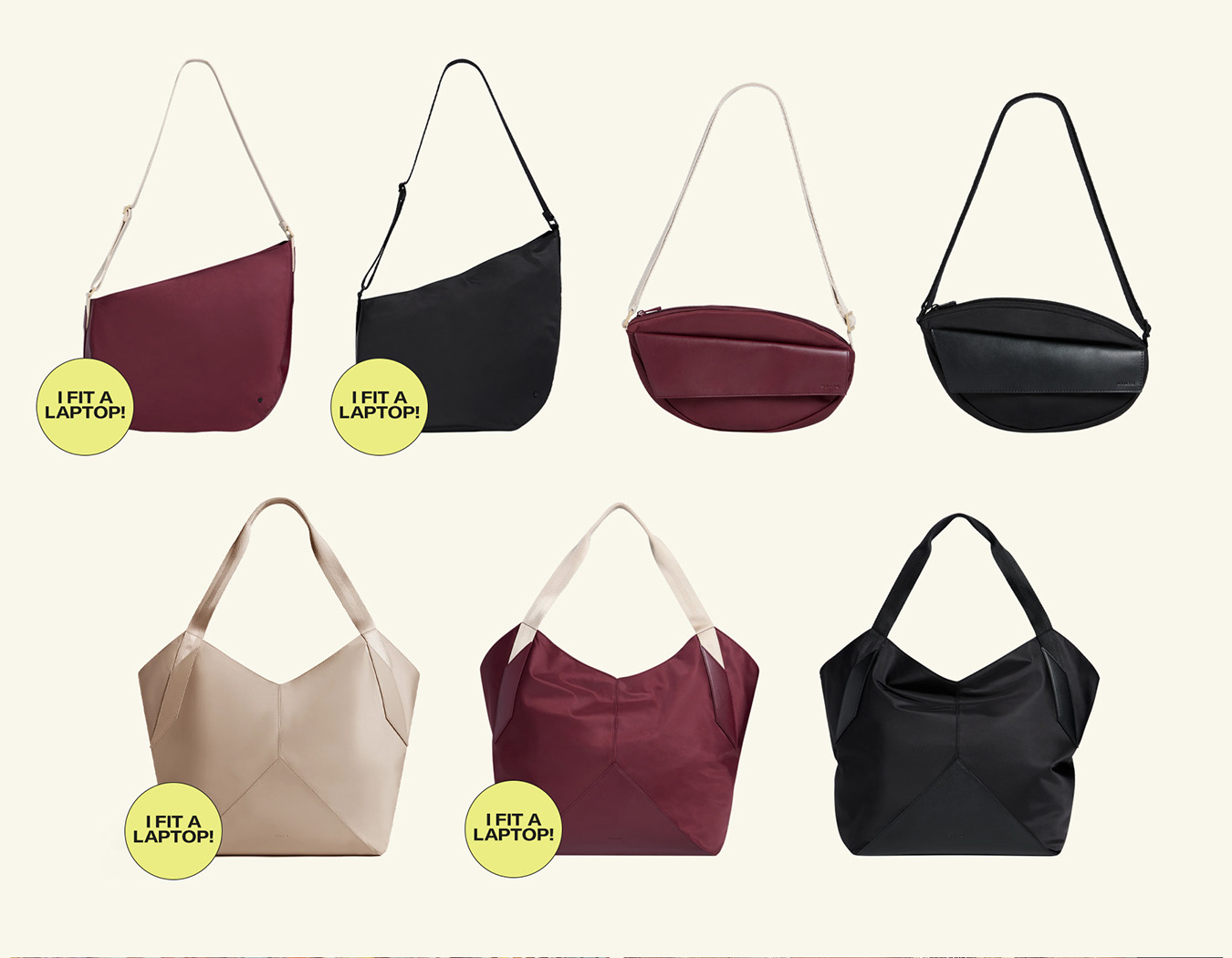 picture showing everyday edit bags